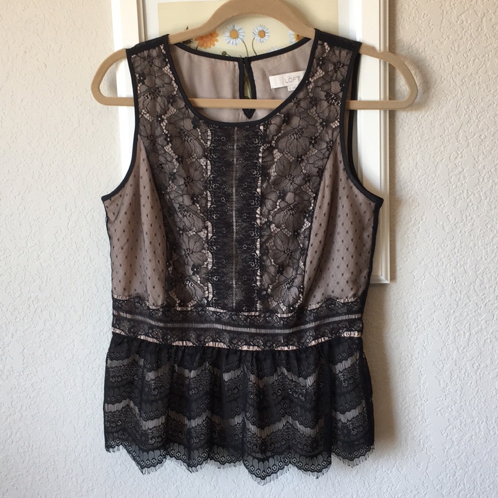 Black lace top